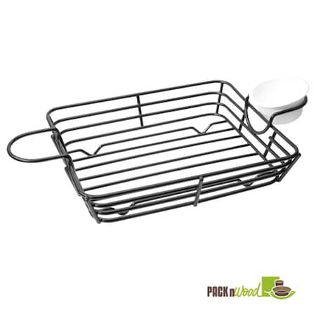 Marquee Protection Square Basket with Integrated Ramekin Holders - 8.25 x 6.8 x 1.6 in. MA3686255